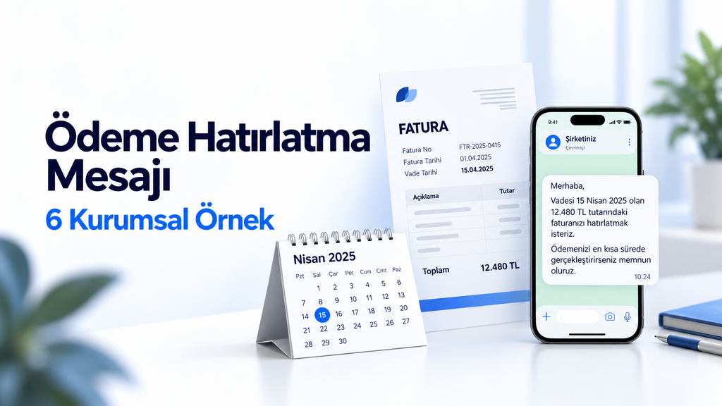kurumsal Ödeme hatırlatma düzeni